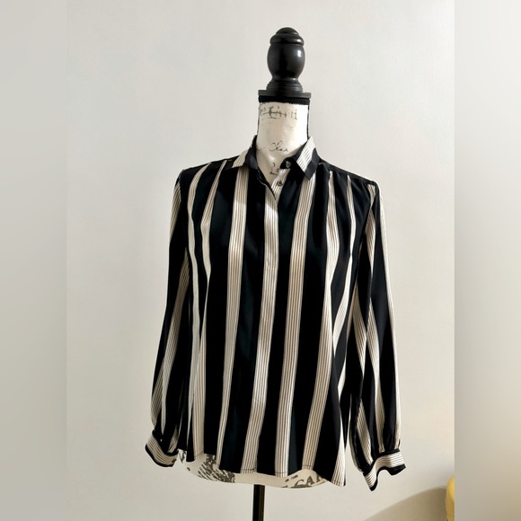 Versace Tops - Valentino Silk Button Up Blouse